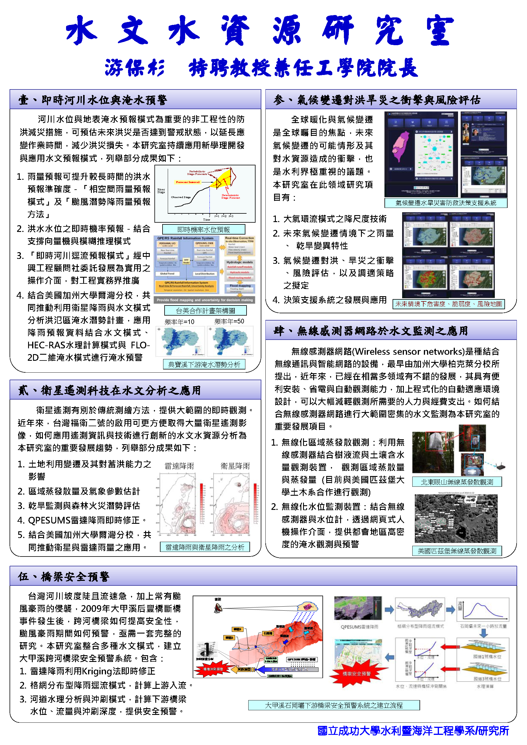 游保杉名譽教授研究成果